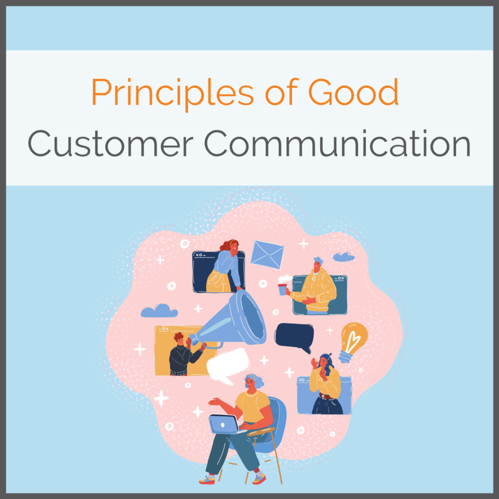 What is important for us in customer communication?