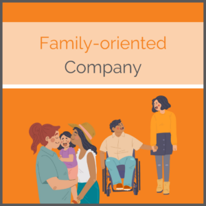 family-oriented, care work