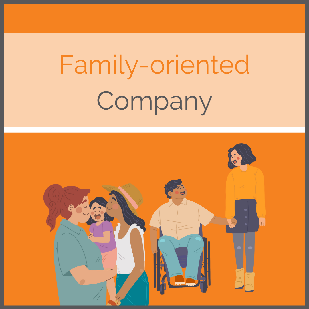 family-oriented, care work