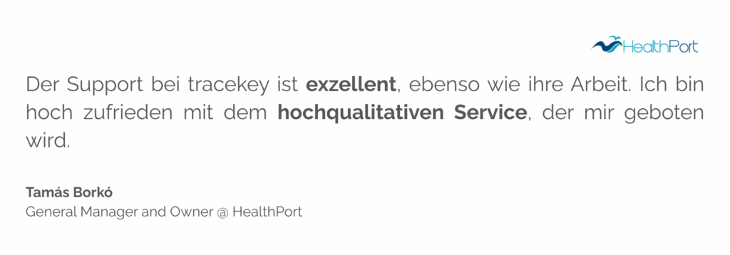 References_tracekey_Healthport_DE